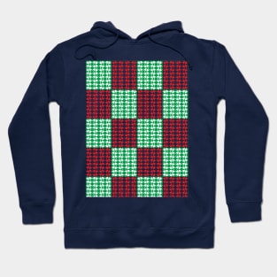 Geometric Xmas Pattern Hoodie